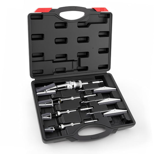 7PCS Cylinder Hone Tool Set, Adjustable for 3/4" to 7" Cylinders | Engine Piston Servicing Tool with 1-1/8" 3" 4" Replacement Honing Stones 220 Grit, Engine Cylinder Honing Grinding Tool