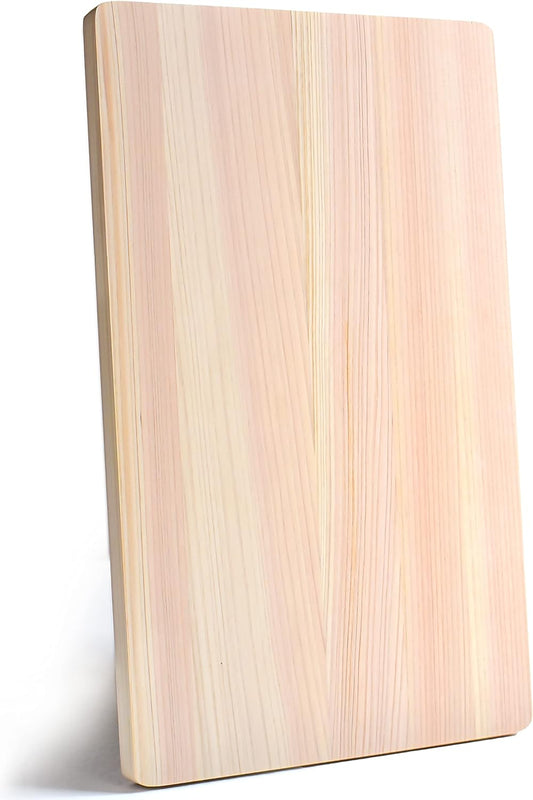 Japanese Hinoki Cutting Board - Small - Natural Cypress Wood Cutting Board, Kitchen Chopping Board, High Durability, Made in Japan (14.17×8.66×0.59 inch) (Small) | Natural Hinoki Wood, Made in Japan, 14.17×8.66×0.59 inch