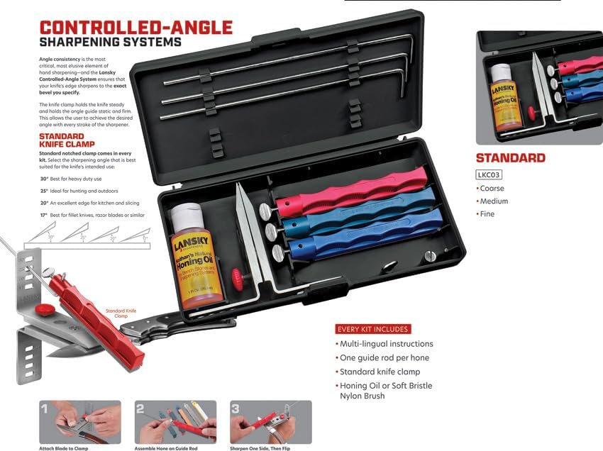 Standard Coarse Sharpening System with Fine Hones