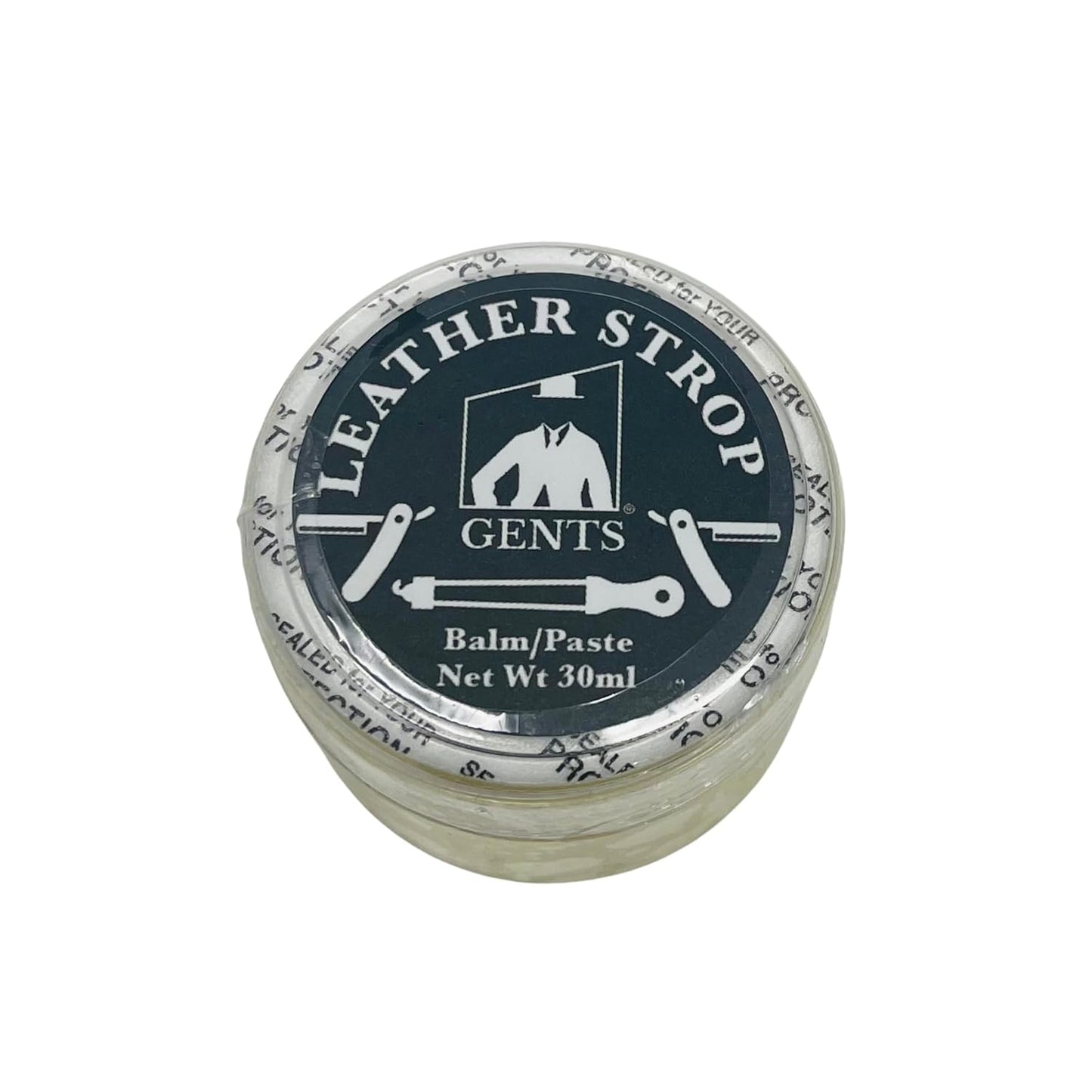 GENTS Leather Strop Conditioning Paste – 30ml Leather Balm for Razor Strops – Softens, Protects & Restores Leather – Maintain Straight Razor Strops, Belts & Leather Tools
