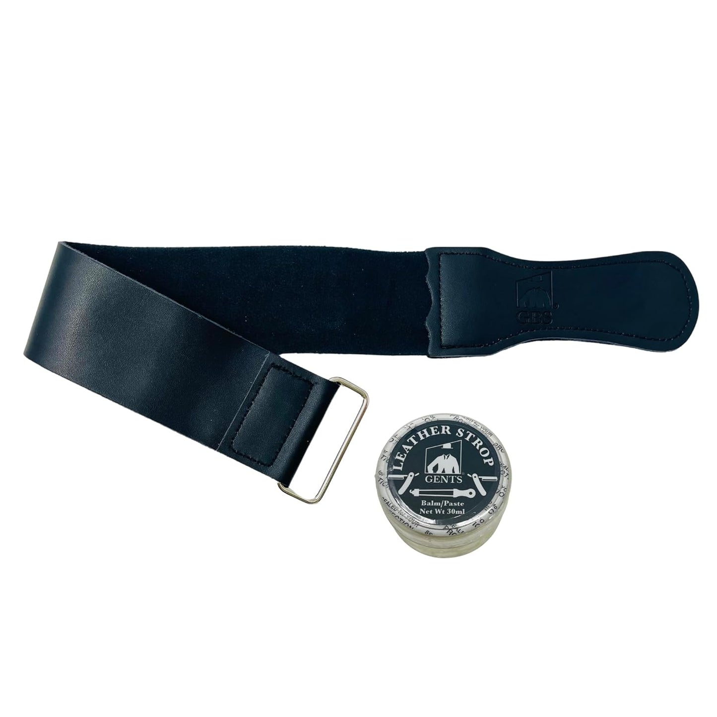 GENTS Leather Strop Conditioning Paste – 30ml Leather Balm for Razor Strops – Softens, Protects & Restores Leather – Maintain Straight Razor Strops, Belts & Leather Tools