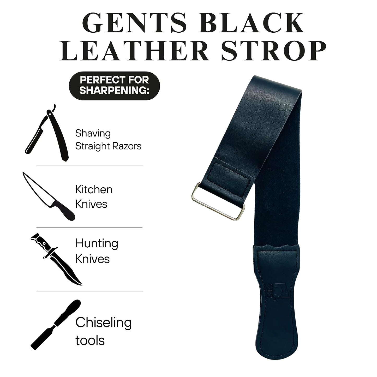 GENTS Leather Strop Conditioning Paste – 30ml Leather Balm for Razor Strops – Softens, Protects & Restores Leather – Maintain Straight Razor Strops, Belts & Leather Tools