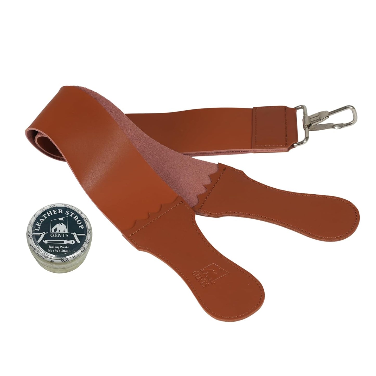 GENTS Leather Strop Conditioning Paste – 30ml Leather Balm for Razor Strops – Softens, Protects & Restores Leather – Maintain Straight Razor Strops, Belts & Leather Tools