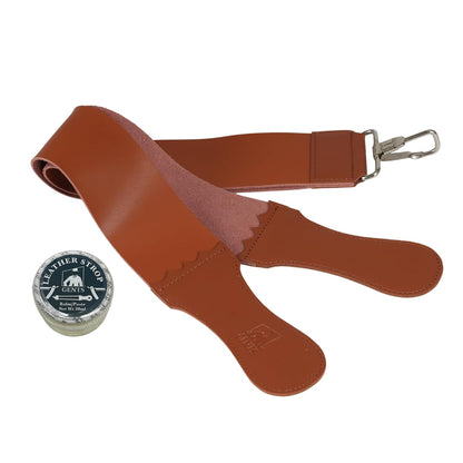 GENTS Leather Strop Conditioning Paste – 30ml Leather Balm for Razor Strops – Softens, Protects & Restores Leather – Maintain Straight Razor Strops, Belts & Leather Tools