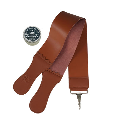 GENTS Leather Strop Conditioning Paste – 30ml Leather Balm for Razor Strops – Softens, Protects & Restores Leather – Maintain Straight Razor Strops, Belts & Leather Tools
