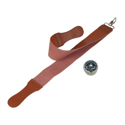 GENTS Leather Strop Conditioning Paste – 30ml Leather Balm for Razor Strops – Softens, Protects & Restores Leather – Maintain Straight Razor Strops, Belts & Leather Tools