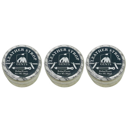 GENTS Leather Strop Conditioning Paste – 30ml Leather Balm for Razor Strops – Softens, Protects & Restores Leather – Maintain Straight Razor Strops, Belts & Leather Tools