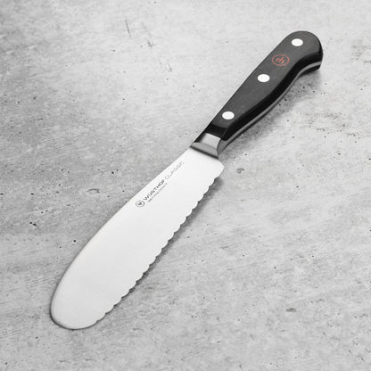 Wusthof Classic Sandwich Knife - Serrated Utility, 5.5" Blade