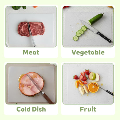 15 Pcs Flexible Plastic Cutting Mats, 17 x 11 Inch Clear Plastic Cutting Board Mats Wipeable Frosted Placemats for Kitchen, Cooking, Table, Writing