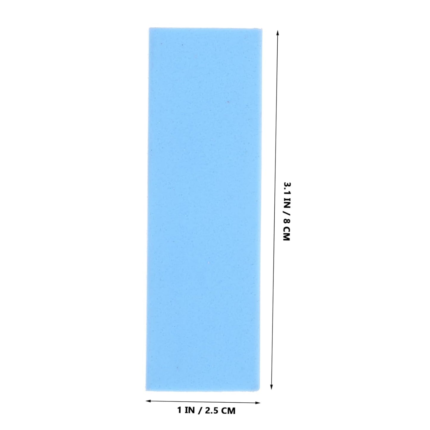 Stone Cleaning Eraser Blue Rubber Abrasive Block for Effortlessly Removing Kitchen Sink Stains and Limescale from Fixtures Portable and Lightweight Design