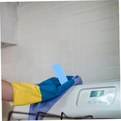 Stone Cleaning Eraser Blue Rubber Abrasive Block for Effortlessly Removing Kitchen Sink Stains and Limescale from Fixtures Portable and Lightweight Design