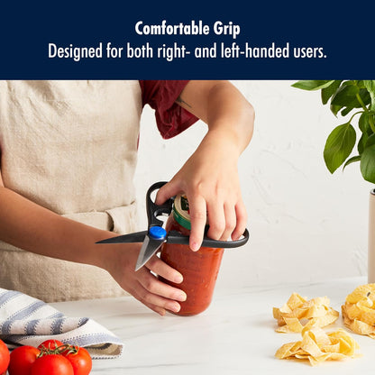 Kitchen Scissors Multi-purpose kitchen shears Made in Japan | Kitchen shears for poultry, herbs & packaging. Built-in bottle opener, comfortable grip, dishwasher safe.
