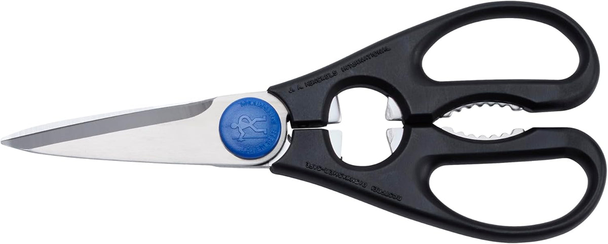 Kitchen Scissors Multi-purpose kitchen shears Made in Japan | Kitchen shears for poultry, herbs & packaging. Built-in bottle opener, comfortable grip, dishwasher safe.