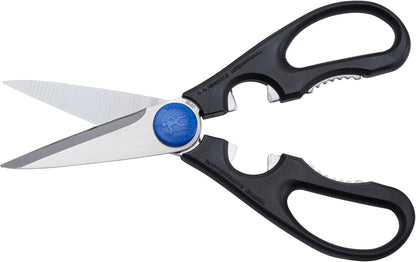 Kitchen Scissors Multi-purpose kitchen shears Made in Japan | Kitchen shears for poultry, herbs & packaging. Built-in bottle opener, comfortable grip, dishwasher safe.