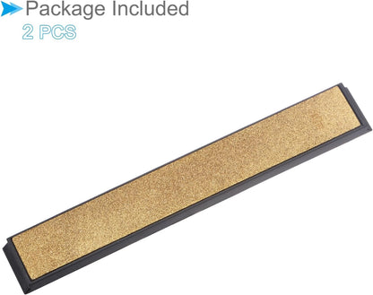 Diamond Sharpening Stone, 80 Grit 6" x 0.8" Total Size, Titanium Coated Whetstone Sharpener Abrasive Tool - (Applications: for Metal Grinding), 2-Pieces