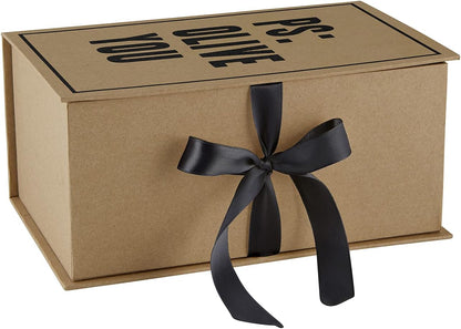 Gift Set Kitchen Essentials TableSugar Kraft Cardboard Book Gift Box, 4-Pieces, Cheese Knives