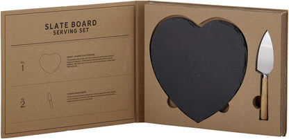 Gift Set Kitchen Essentials TableSugar Kraft Cardboard Book Gift Box, 4-Pieces, Cheese Knives