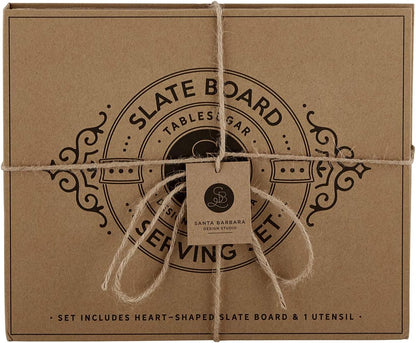Gift Set Kitchen Essentials TableSugar Kraft Cardboard Book Gift Box, 4-Pieces, Cheese Knives
