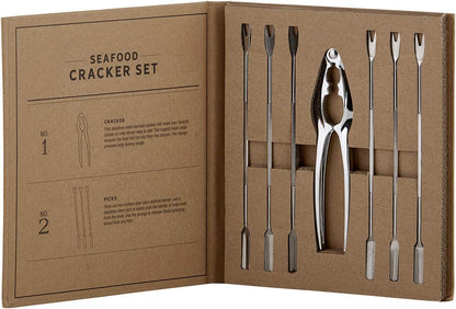 Gift Set Kitchen Essentials TableSugar Kraft Cardboard Book Gift Box, 4-Pieces, Cheese Knives