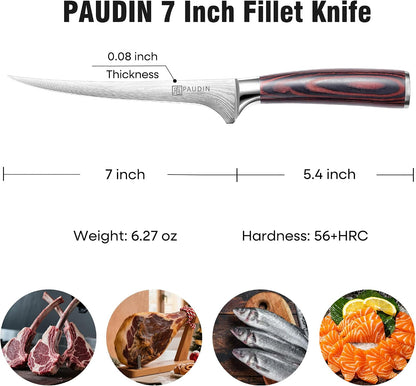 Kiritsuke Knife, 8 Inch Japanese Chef Knife Butcher knife