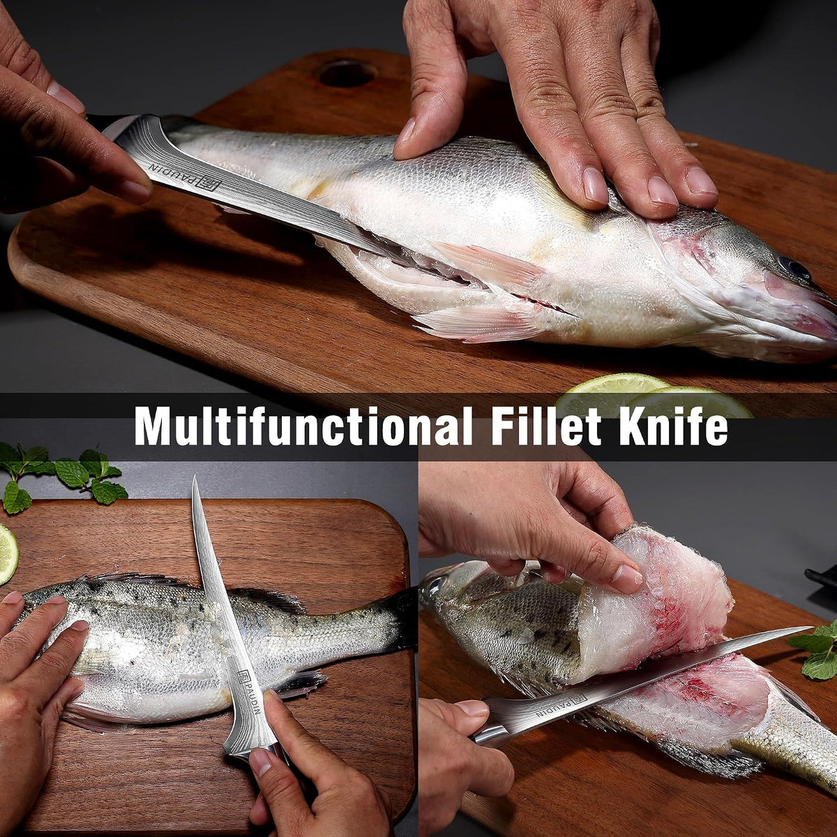 Kiritsuke Knife, 8 Inch Japanese Chef Knife Butcher knife