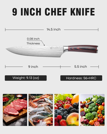 Kiritsuke Knife, 8 Inch Japanese Chef Knife Butcher knife