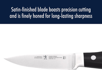 Forged Premio 3-inch Paring Knife, Black/Stainless Steel