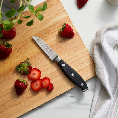 Forged Premio 3-inch Paring Knife, Black/Stainless Steel