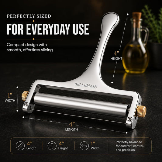 Stainless Steel Wire Cheese Slicer with 2 Extra Wires - Silver