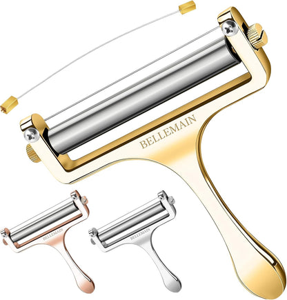 Stainless Steel Wire Cheese Slicer with 2 Extra Wires - Silver