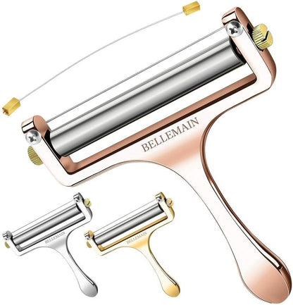 Stainless Steel Wire Cheese Slicer with 2 Extra Wires - Silver