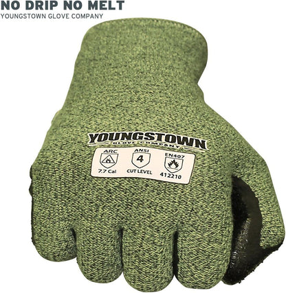 unisex adult cut resistant safety gloves, Multicolored, Large US,Green