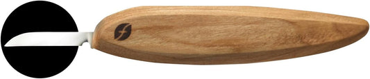 Pro Series Wood Carving Tools |1 5/8 inch Carving Knife | Full Flat Grind 1095 Steel Blade FP02