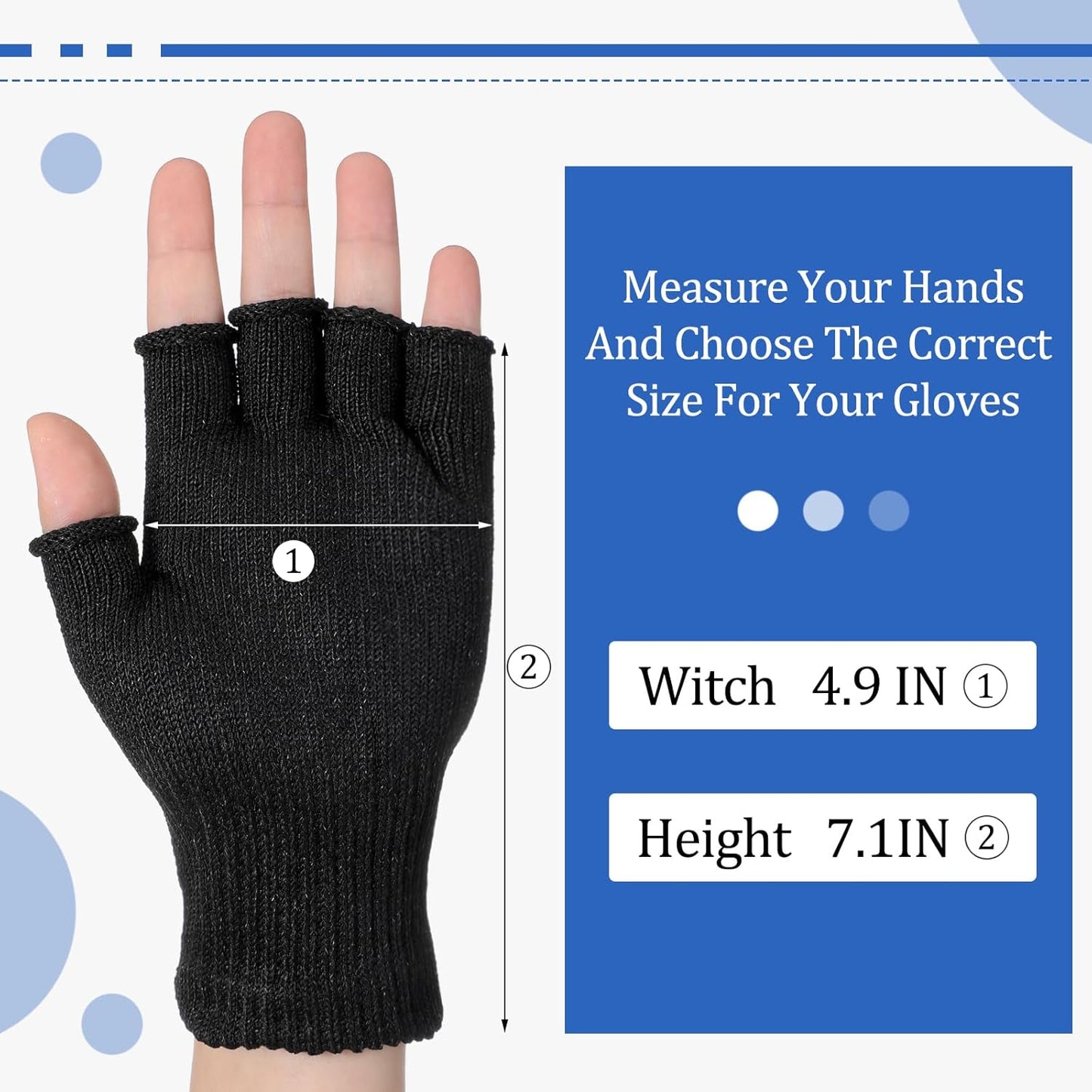 2 Pair Fingerless Cut Resistant Gloves Kitchen Cutting Glove Food Grade Gloves for Chef Mandolin Slicing(Grey and Black)