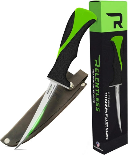 Knives - True Self Sharpening Knife - Fillet Knife Fishing, with Curved Never Rust Blade and Perpetual Edge Sharpening Technology - 9 Inch