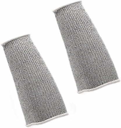 1 Pair Resistant Sleeves Arm Protectors with Thumb Hole and Hook Loop Welding Gardening Food Processing Pet Grooming