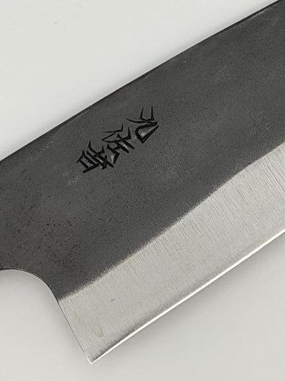 YOSHIDAHAMONO 6.5-Inch Nakiri Knife Made in Japan | Aogami #2 Blue Paper Steel | HRC 62-64 | Vegetable Knife for Home Cooks | Wood Handle | 3-Year Warranty
