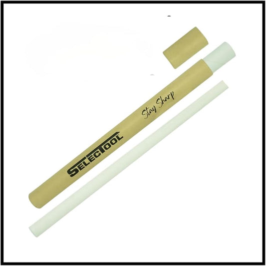 Ceramic Honing Rod with Protective Travel Tube - Fine-Grit Knife Edge Maintenance Rod for Kitchen Knives, Pocket Knives, Hunting, Fishing, EDC Gear & Outdoor Tools, 8.5 Inch
