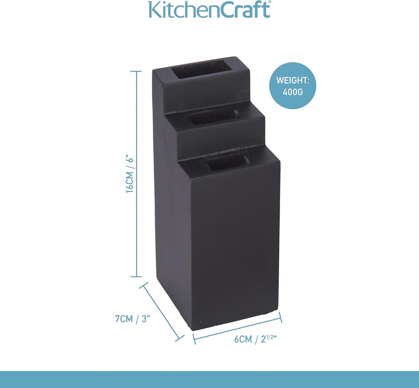 3-Piece Kitchen Scissors Set and Storage Block
