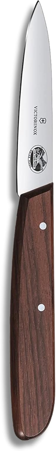Rosewood Paring Knife - Premium Kitchen & Home Essentials - Cooking Knife Cuts Fruits & Vegetables with Ease - Wood Handle, 3.25"