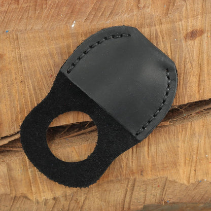 Thumb Guard for Wood Carving - Premium Full Grain Leather Finger Protector, Handmade Carpenter Carving Kit Accessory (Tan)