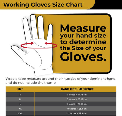 Gardening Thorn-Proof Working Gloves with Touch Screen Support, Thick Leather, Heavy-Duty Safety Gloves for Garden