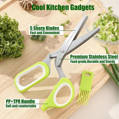 Heavy Duty Kitchen Poultry Shears Black,2pcs set