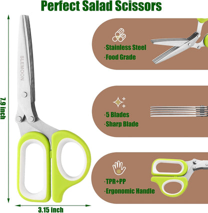 Heavy Duty Kitchen Poultry Shears Black,2pcs set
