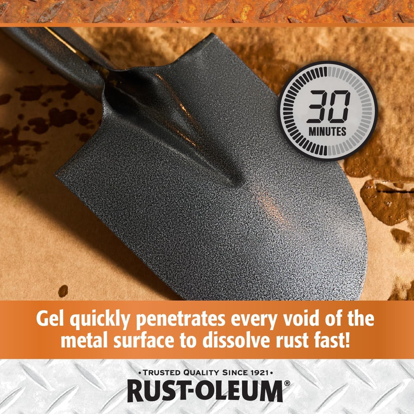 Rust Dissolver Trigger Spray Gel | Heavy-Duty Corrosion Remover for Metal Tools, Cars, Bikes, Grills, Bolts, Firearms & More | 32 oz