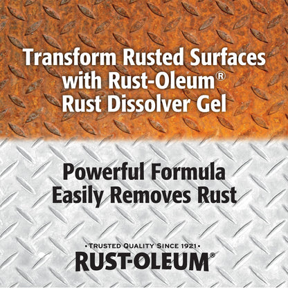 Rust Dissolver Trigger Spray Gel | Heavy-Duty Corrosion Remover for Metal Tools, Cars, Bikes, Grills, Bolts, Firearms & More | 32 oz