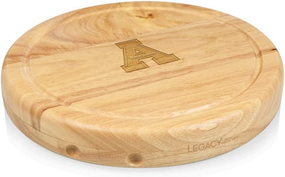 PICNIC TIME NCAA Circo Cheese Board and Knife Set - Charcuterie Board Set - Wood Cutting Board - Colors B