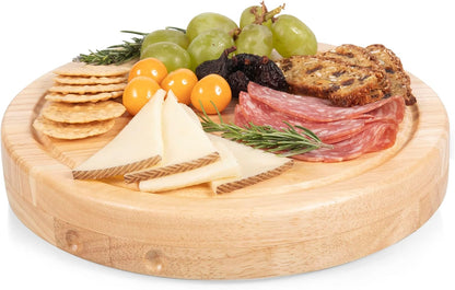 PICNIC TIME NCAA Circo Cheese Board and Knife Set - Charcuterie Board Set - Wood Cutting Board - Colors B