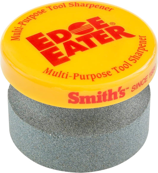 Smith’s 50910 Edge Eater Sharpening Stone – Coarse Grit – Lawn & Garden Tools – Axes, Machetes, Mower Blades, Clippers, Shovels – Handheld Sharpening Puck