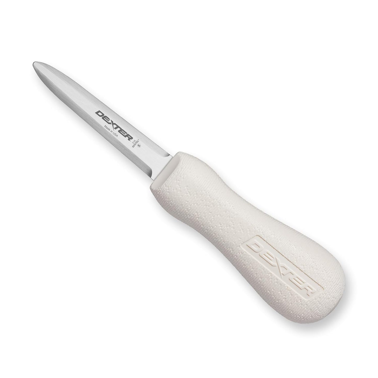 3" Boston-Style Oyster Knife | S134PCP, High Carbon, High Alloy Stain-Free DEXSTEEL Blade | Sani-Safe Polypropylene Handle | NSF Certified | Made in USA